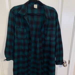 Oversized flannel